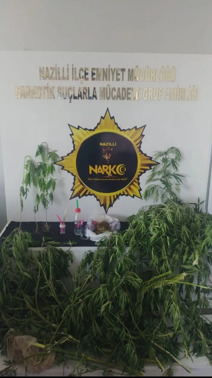Nazilli'de 7 adrese uyuşturucu operasyonu: 2 gözaltı