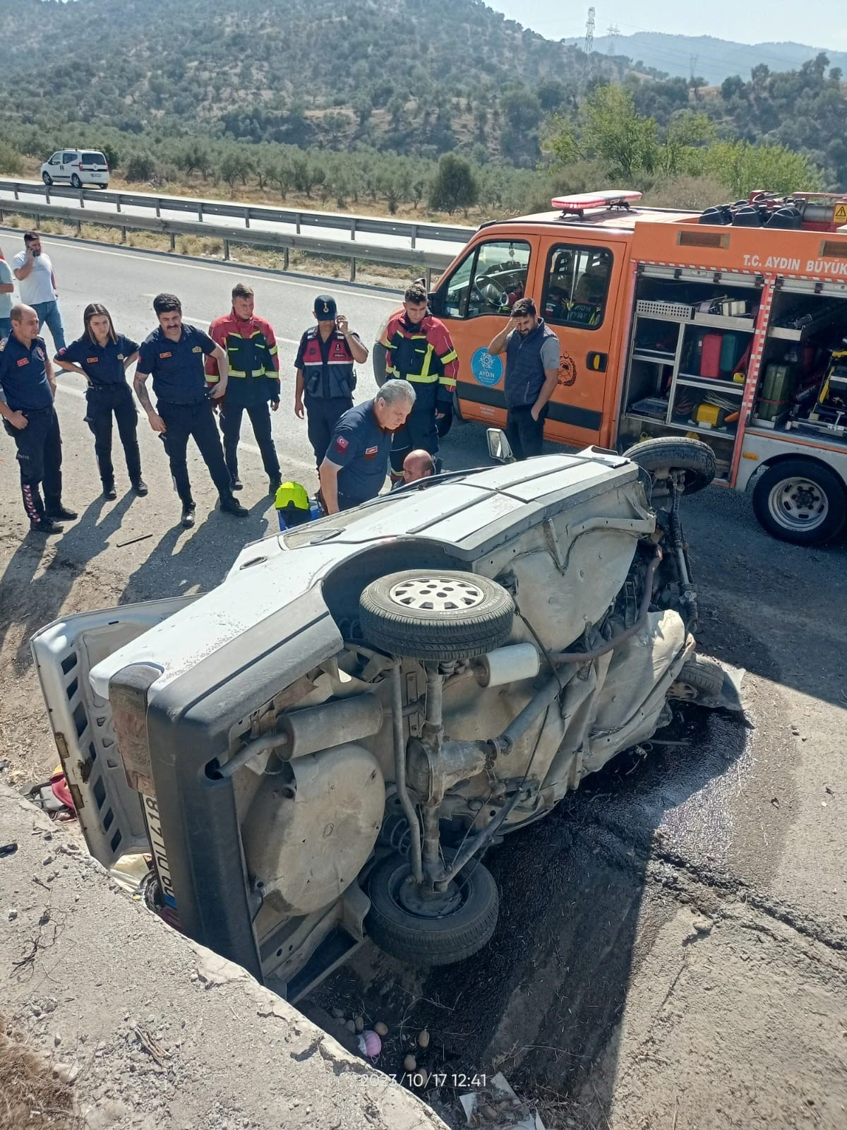 Aydın'da trafik kazası: 1 ölü, 1'i ağır 2 yaralı