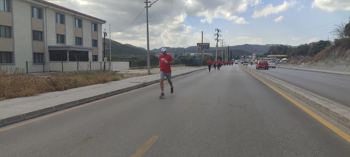 Söke'de ilçe protokolü 100. Yıl için koştu