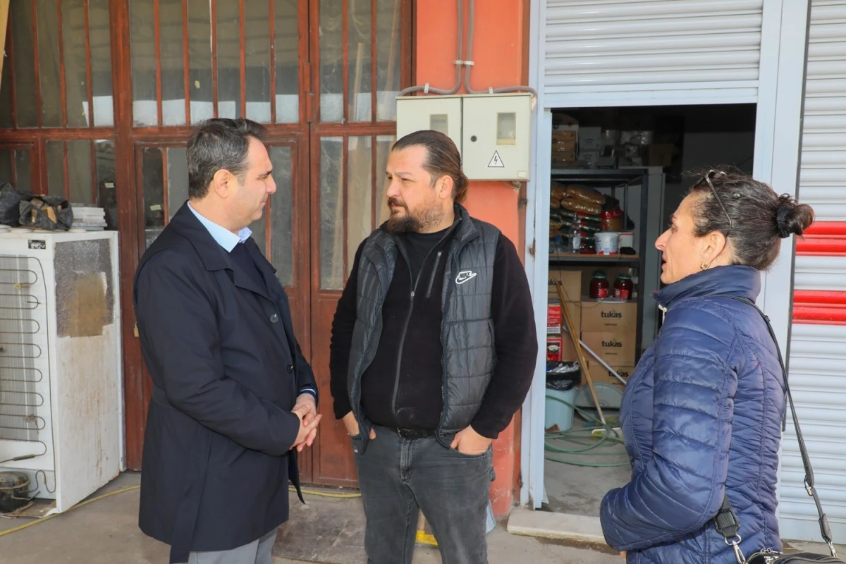 AKKENTLİ, GAYE SANAYİ SİTESİ ESNAFLARINI ZİYARET ETTİ