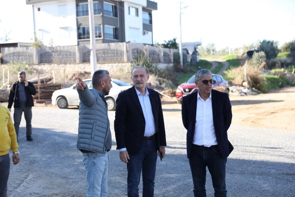Başkan Atabay çalışmaları yerinde denetledi