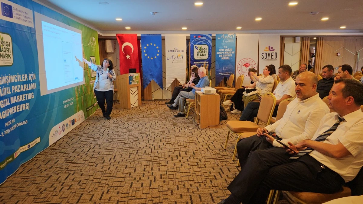 Aydınlı çiftçiler güvenli dijital pazarlamayı öğreniyor