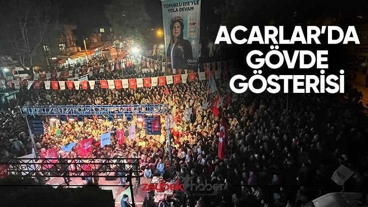 Acarlar’da gövde gösterisi