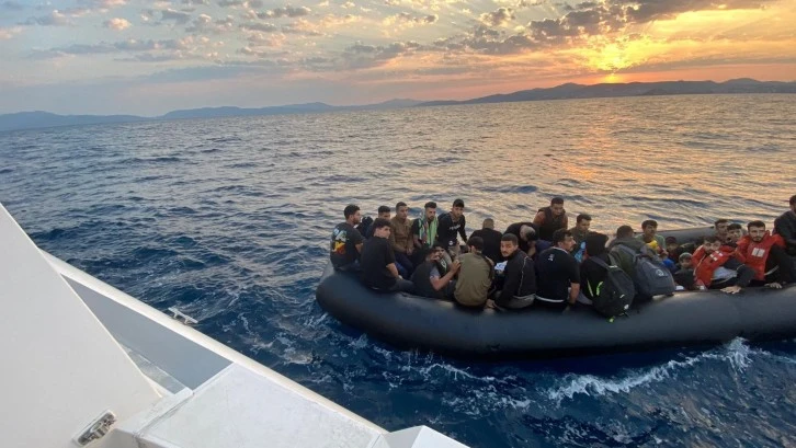 Aydın’da 39 düzensiz göçmen kurtarıldı