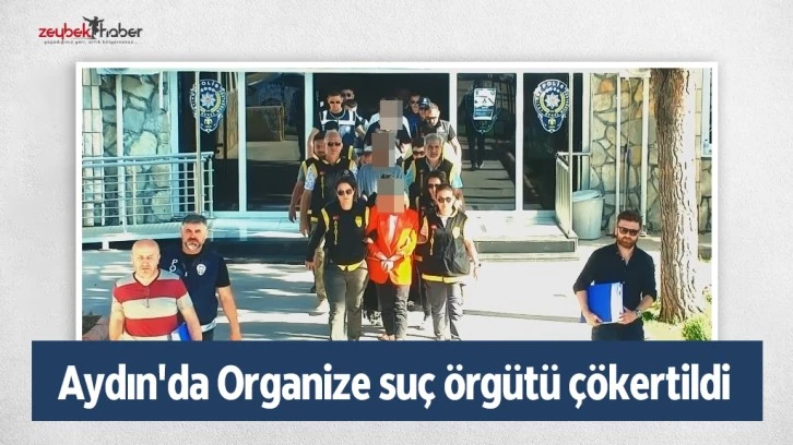 Aydın'da Organize suç örgütü çökertildi
