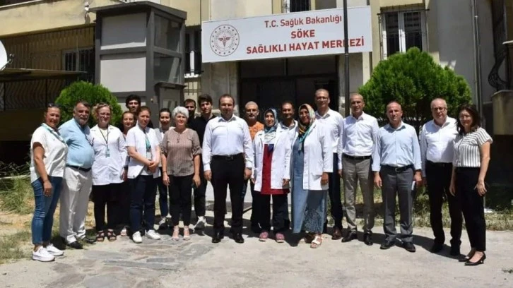 Aydın İl Sağlık Müdürü Şenkul, Söke'de sağlık kuruluşlarını inceledi