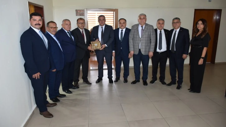 Aydın Ticaret Borsası Heyeti, İl Tarım ve Orman Müdürü Altıntaş ile görüştü