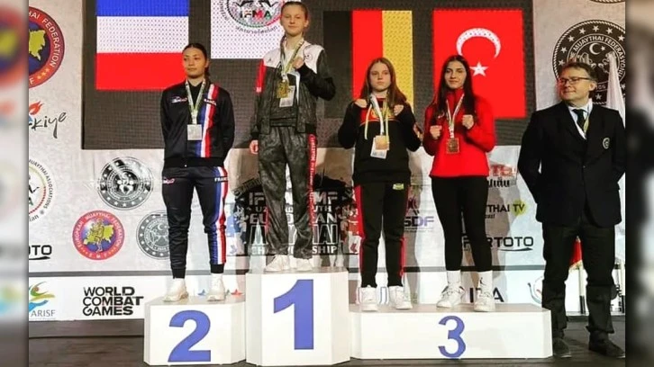 Aydınlı Yılmaz, Muaythai Avrupa üçüncüsü oldu