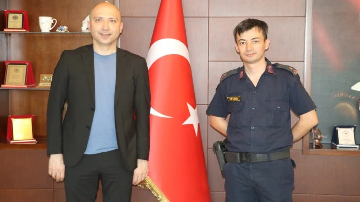 Başkan Arıkan, Jandarma Komutanı Devrim'i ağırladı