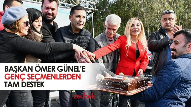 Başkan Ömer Günel’e genç seçmenlerden tam destek
