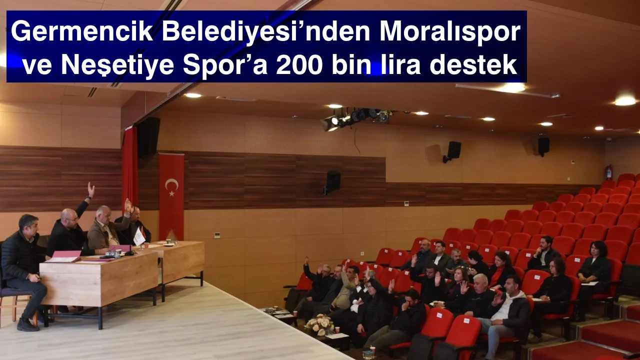 Germencik Belediyesi’nden Moralıspor ve Neşetiye Spor’a 200 bin lira destek