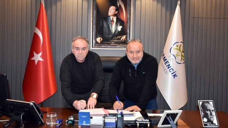 Germencik'te deprem hareketliliğinin izlenmesi için imzalar atıldı