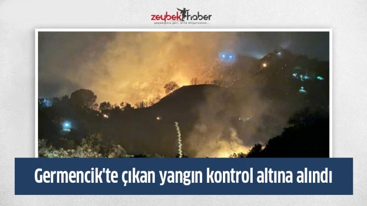 Germencik'te ziraat alanında çıkan yangın kontrol altına alındı