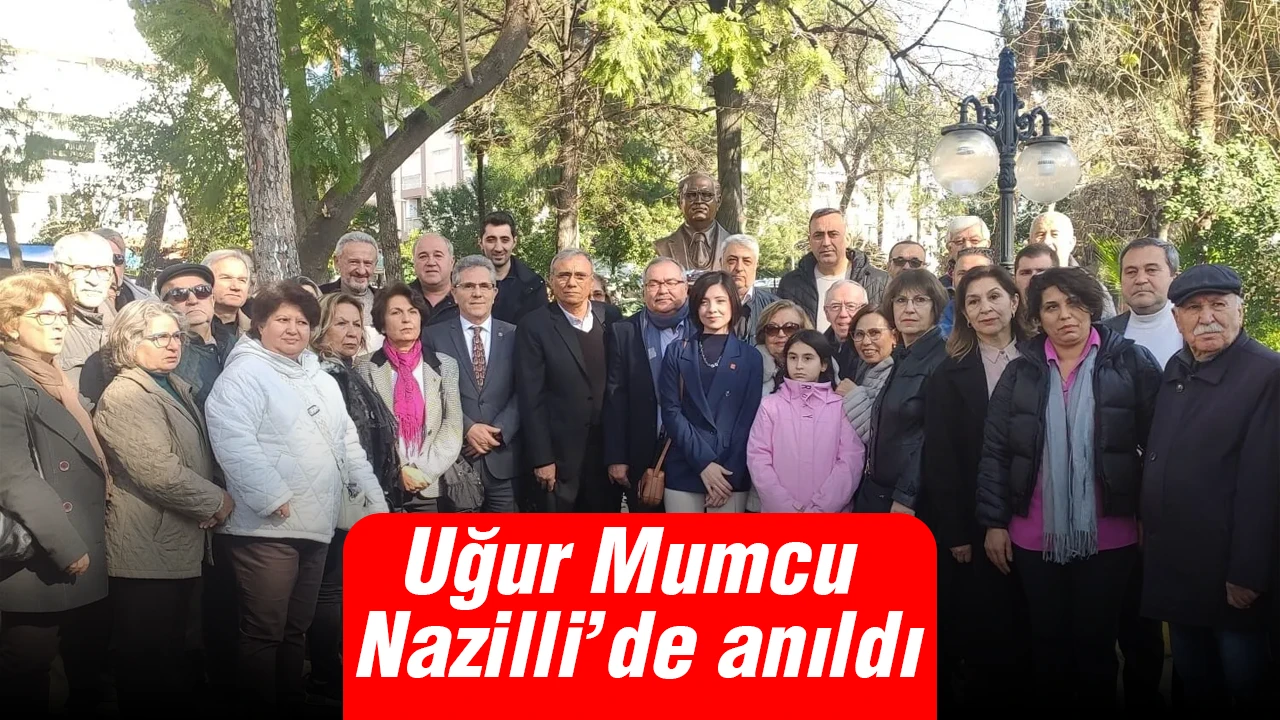 Uğur Mumcu Nazilli’de anıldı