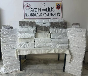 Aydın'da 66 bin doluma hazır bandrolsüz sigara paketi ele geçirildi
