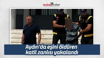 Aydın'da eşini öldüren katil zanlısı yakalandı