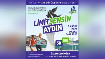 Başkan Çerçioğlu tüm vatandaşları 'Limit Sensin Aydın' koşu etkinliğine davet etti