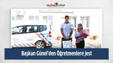 BAŞKAN ÖMER GÜNEL’DEN ÖĞRETMENLERE YENİ EĞİTİM-ÖĞRETİM YILI JESTİ