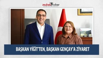 BAŞKAN YİĞİT’TEN, BAŞKAN GENÇAY’A ZİYARET