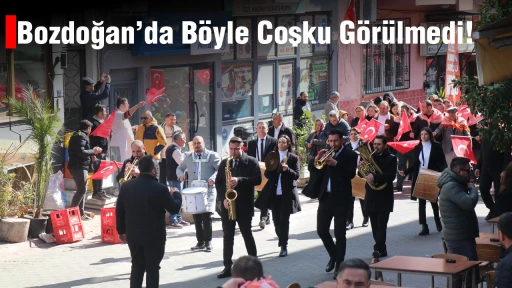 Bozdoğan’da Böyle Coşku Görülmedi!