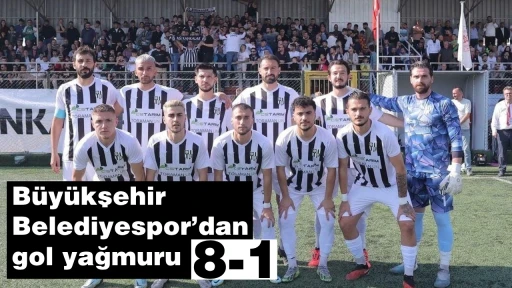 Büyükşehir Belediyespor’dan gol yağmuru: 8-1