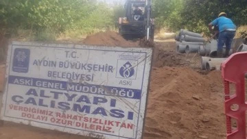 Büyükşehir ekipleri Sultanhisar’da çalışmalarına devam ediyor