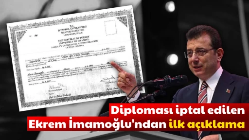 Diploması iptal edilen Ekrem İmamoğlu'ndan ilk açıklama