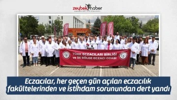 Eczacılar, her geçen gün açılan eczacılık fakültelerinden ve istihdam sorunundan dert yandı