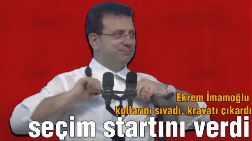 Ekrem İmamoğlu kollarını sıvadı, kravatı çıkardı, seçim startını verdi