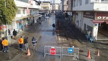 Nazilli’de altyapısı yetersiz olan cadde yenileniyor