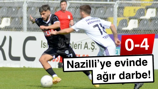 Nazilli’ye evinde ağır darbe: 0-4