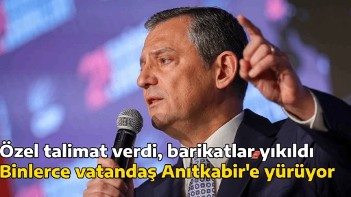 Özel talimat verdi, barikatlar yıkıldı Binlerce vatandaş Anıtkabir'e yürüyor