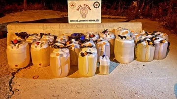 Yarım ton kaçak akaryakıt ele geçirildi