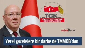 Yerel gazetelere bir darbe de TMMOB’dan