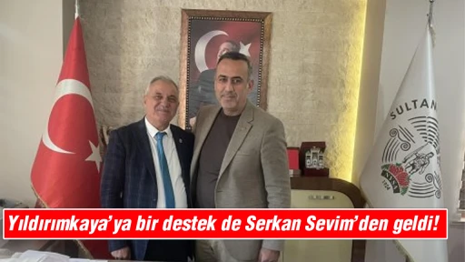 Yıldırımkaya’ya bir destek de Serkan Sevim’den geldi!