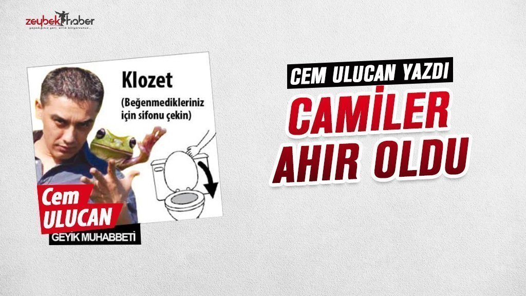 CAMİLER AHIR OLDU