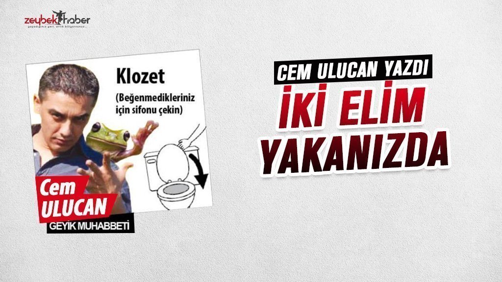 İKİ ELİM YAKANIZDA