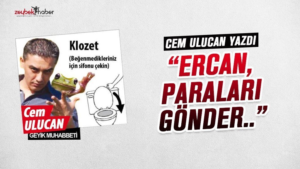 “ERCAN, PARALARI GÖNDER..”