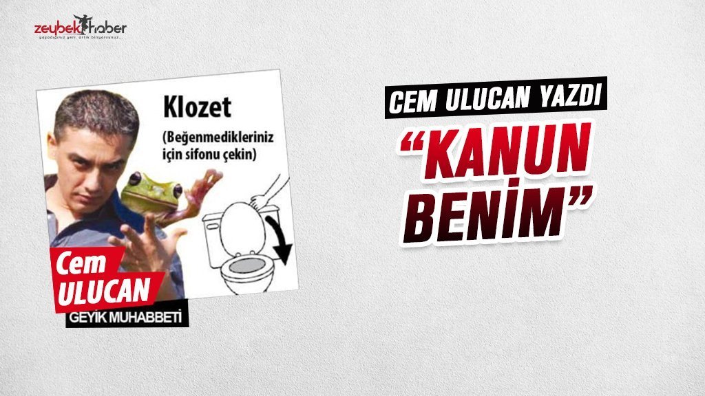 “KANUN BENİM”